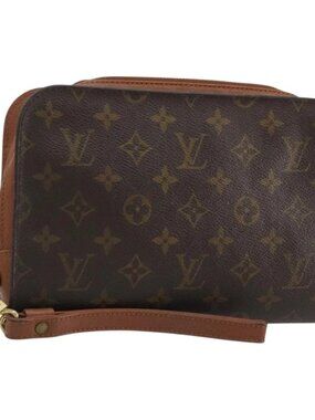 LOUIS VUITTON Monogram Orsay Clutch Bag M51790 LV Auth fm5332